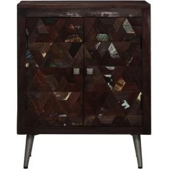 VidaXL Buffet Bois De Récupération Solide 60 X 30 X 76 Cm - Brun -Buffet et enfilade Soldes 10259941 3