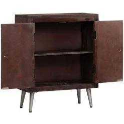 VidaXL Buffet Bois De Récupération Solide 60 X 30 X 76 Cm - Brun -Buffet et enfilade Soldes 10259941 4