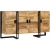 VidaXL Buffet Bois De Manguier Massif 150 X 40 X 80 Cm - Brun