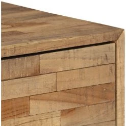 VidaXL Ensemble De Buffet 2 Pcs Bois De Teck Recyclé - Brun -Buffet et enfilade Soldes 11509752 5