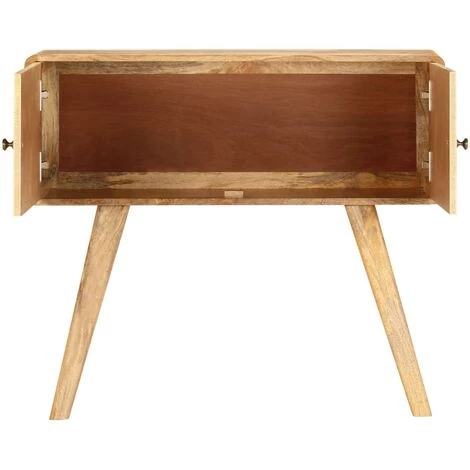 Buffet Bois De Manguier Massif 90 X 30 X 77 Cm VidaXL 4 Buffet Bois De Manguier Massif 90 X 30 X 77 Cm VidaXL – Image 4