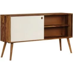VidaXL Buffet Bois De Sesham Massif 118 X 30 X 66 Cm - Brun 7 VidaXL Buffet Bois De Sesham Massif 118 X 30 X 66 Cm - Brun -Buffet et enfilade Soldes 11741658 3