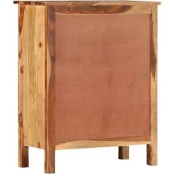 VidaXL Buffet 65 X 30 X 80 Cm Bois Solide De Sesham - Brun -Buffet et enfilade Soldes 12222108 3