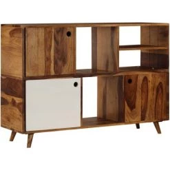 VidaXL Buffet 118 X 35 X 70 Cm Bois Solide De Sesham - Brun