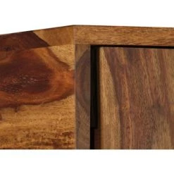 VidaXL Buffet 118 X 35 X 70 Cm Bois Solide De Sesham - Brun -Buffet et enfilade Soldes 12222111 5