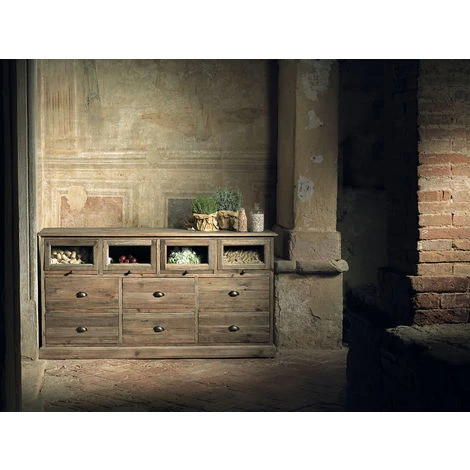 Vieille Commode En Pin Cm 168x48x88 Guarnieri Liquirizia - Pino 4 Vieille Commode En Pin Cm 168x48x88 Guarnieri Liquirizia - Pino – Image 4