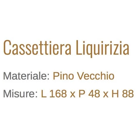 Vieille Commode En Pin Cm 168x48x88 Guarnieri Liquirizia - Pino 5 Vieille Commode En Pin Cm 168x48x88 Guarnieri Liquirizia - Pino – Image 5