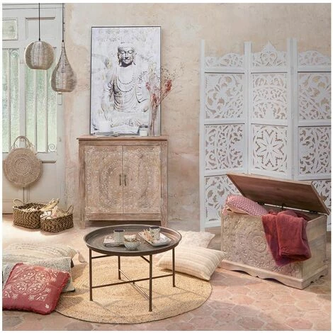 Buffet Shirel Allure Ethnique - Atmosphera - Bois 3 Buffet Shirel Allure Ethnique - Atmosphera - Bois – Image 3