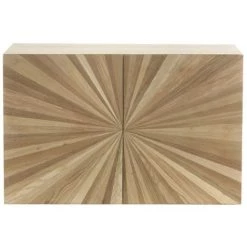 Buffet Mural Avec 2 Portes Marquetées Cm 110x50x70 Guarnieri Carruba - Legno