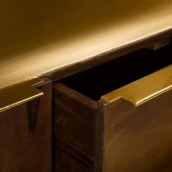 RENDEZ VOUS DéCO Buffet Taiko 2 Portes 2 Tiroirs - Marron -Buffet et enfilade Soldes 12672728 4