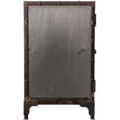 MILIBOO Buffet Design Métal FACTORY - Gris - Gris -Buffet et enfilade Soldes 13150842 4