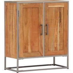 VidaXL Buffet 65 X 30 X 75 Cm Bois D'acacia Massif - Brun