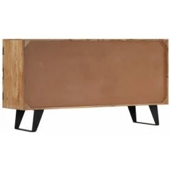 VidaXL Buffet 150 X 40 X 79 Cm Bois D'acacia Massif - Brun -Buffet et enfilade Soldes 13264204 3