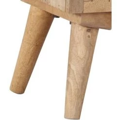 VidaXL Buffet Bois De Manguier Massif 100x30x75 Cm - Brun 8 VidaXL Buffet Bois De Manguier Massif 100x30x75 Cm - Brun -Buffet et enfilade Soldes 13602496 4