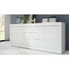 AZURA HOME DESIGN Buffet BASIC 210cm Blanc - Blanc