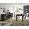 AZURA HOME DESIGN Buffet MIREL Anthracite 2 Portes 4 Tiroirs 241cm