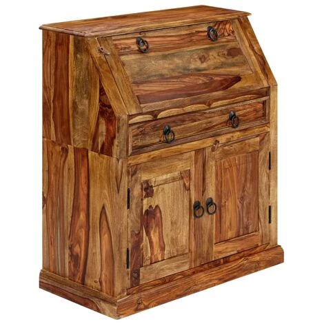 VidaXL Armoire De Travail 80 X 40 X 100 Cm Bois Massif De Sesham - Brun 1 VidaXL Armoire De Travail 80 X 40 X 100 Cm Bois Massif De Sesham - Brun