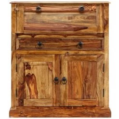 VidaXL Armoire De Travail 80 X 40 X 100 Cm Bois Massif De Sesham - Brun 6 VidaXL Armoire De Travail 80 X 40 X 100 Cm Bois Massif De Sesham - Brun -Buffet et enfilade Soldes 13936313 2