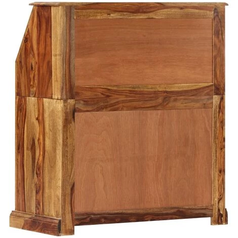 VidaXL Armoire De Travail 80 X 40 X 100 Cm Bois Massif De Sesham - Brun 3 VidaXL Armoire De Travail 80 X 40 X 100 Cm Bois Massif De Sesham - Brun – Image 3
