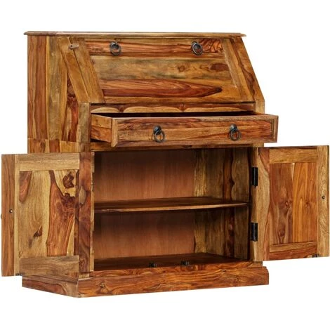 VidaXL Armoire De Travail 80 X 40 X 100 Cm Bois Massif De Sesham - Brun 5 VidaXL Armoire De Travail 80 X 40 X 100 Cm Bois Massif De Sesham - Brun – Image 5