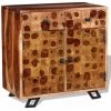 VIDAXL Buffet Bois Massif De Sesham 65 X 35 X 65 Cm - Brun