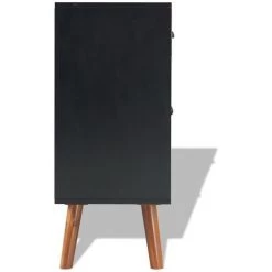 VIDAXL Buffet Bois D'acacia Massif 90 X 33,5 X 83 Cm - Brun - Armoires Et Meubles De Rangement - Buffets Et Bahuts - Brun - Brun -Buffet et enfilade Soldes 14077461 3