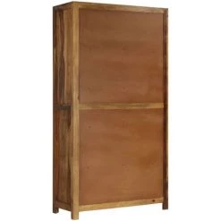 VIDAXL Buffet Bois De Sesham Massif 90 X 40 X 175 Cm - Brun - Armoires Et Meubles De Rangement - Buffets Et Bahuts - Brun - Brun 8 VIDAXL Buffet Bois De Sesham Massif 90 X 40 X 175 Cm - Brun - Armoires Et Meubles De Rangement - Buffets Et Bahuts - Brun - Brun -Buffet et enfilade Soldes 14077827 4