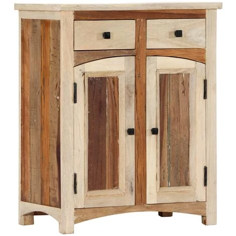 VidaXL Armoire Latérale 60 X 30 X 75 Cm Bois De Récupération Massif - Brun 1 VidaXL Armoire Latérale 60 X 30 X 75 Cm Bois De Récupération Massif - Brun