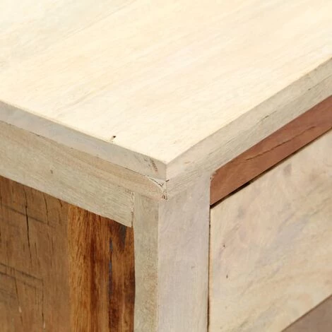 VidaXL Armoire Latérale 60 X 30 X 75 Cm Bois De Récupération Massif - Brun 4 VidaXL Armoire Latérale 60 X 30 X 75 Cm Bois De Récupération Massif - Brun – Image 4