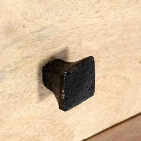 VidaXL Armoire Latérale 60 X 30 X 75 Cm Bois De Récupération Massif - Brun 5 VidaXL Armoire Latérale 60 X 30 X 75 Cm Bois De Récupération Massif - Brun – Image 5