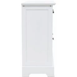 HELLOSHOP26 Buffet Bahut Armoire Console Meuble De Rangement Avec 3 Portes Mdf Et Bois De Pin 105 Cm - Bois -Buffet et enfilade Soldes 14723663 5