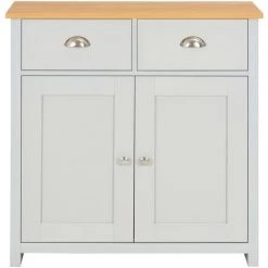 HELLOSHOP26 Buffet Bahut Armoire Console Meuble De Rangement Gris 79 Cm - Gris -Buffet et enfilade Soldes 14723945 4