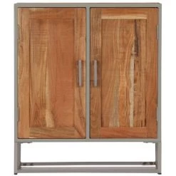 HELLOSHOP26 Buffet Bahut Armoire Console Meuble De Rangement 75 Cm Bois D'acacia Massif - Bois -Buffet et enfilade Soldes 14723969 3