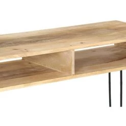 HELLOSHOP26 Buffet Bahut Armoire Console Meuble De Rangement Bois De Manguier Massif 115 Cm - Bois -Buffet et enfilade Soldes 14724090 5