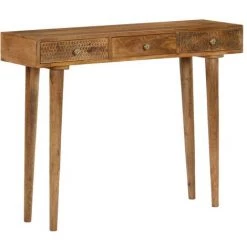 HELLOSHOP26 Buffet Bahut Armoire Console Meuble De Rangement Bois De Manguier Massif 102 Cm - Bois