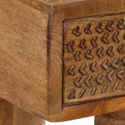 HELLOSHOP26 Buffet Bahut Armoire Console Meuble De Rangement Bois De Manguier Massif 102 Cm - Bois -Buffet et enfilade Soldes 14724420 5