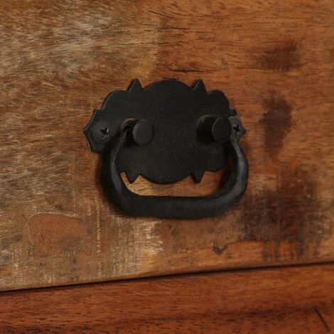 HELLOSHOP26 Buffet Bahut Armoire Console Meuble De Rangement Avec étagères Bois De Récupération Massif 65x30x180 Cm - Bois 2 HELLOSHOP26 Buffet Bahut Armoire Console Meuble De Rangement Avec étagères Bois De Récupération Massif 65x30x180 Cm - Bois – Image 2