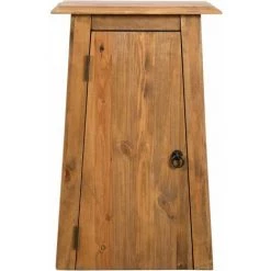 HELLOSHOP26 Buffet Bahut Armoire Console Meuble De Rangement Latérale De Salle De Bain Pin Recyclé Massif 70 Cm Marron - Marron -Buffet et enfilade Soldes 14725239 3