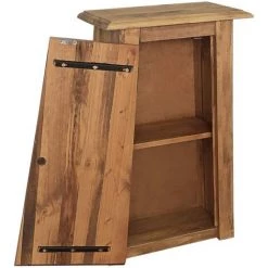 HELLOSHOP26 Buffet Bahut Armoire Console Meuble De Rangement Latérale De Salle De Bain Pin Recyclé Massif 70 Cm Marron - Marron -Buffet et enfilade Soldes 14725239 5