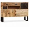HELLOSHOP26 Buffet Bahut Armoire Console Meuble De Rangement Bois Massif De Manguier 115 Cm - Bois