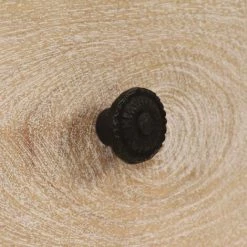 HELLOSHOP26 Buffet Bahut Armoire Console Meuble De Rangement Bois Massif De Manguier 115 Cm - Bois -Buffet et enfilade Soldes 14725371 4