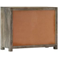 VidaXL Armoire Latérale Gris 75x30x60 Cm Bois De Manguier Massif - Brun 7 VidaXL Armoire Latérale Gris 75x30x60 Cm Bois De Manguier Massif - Brun -Buffet et enfilade Soldes 14742265 3