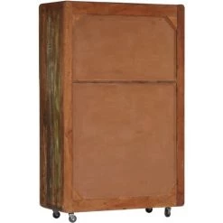 VidaXL Buffet Bois De Récupération Massif 90x42x142 Cm - Brun -Buffet et enfilade Soldes 14790393 3