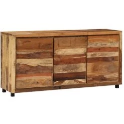 VidaXL Armoire Latérale 160 X 38 X 79 Cm Bois De Récupération Massif - Brun -Buffet et enfilade Soldes 14790396 3