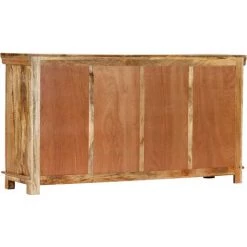 VidaXL Buffet Avec 4 Tiroirs 160 X 40 X 85 Cm Bois Massif De Manguier - Brun 7 VidaXL Buffet Avec 4 Tiroirs 160 X 40 X 85 Cm Bois Massif De Manguier - Brun -Buffet et enfilade Soldes 14790409 3