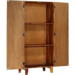 VidaXL Buffet Sculpté à La Main 85x45x180 Cm Bois Récupération Solide - Brun 8 VidaXL Buffet Sculpté à La Main 85x45x180 Cm Bois Récupération Solide - Brun -Buffet et enfilade Soldes 14817745 4