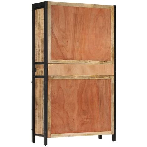 Buffet 100x40x175 Cm Bois De Manguier Massif VidaXL 3 Buffet 100x40x175 Cm Bois De Manguier Massif VidaXL – Image 3
