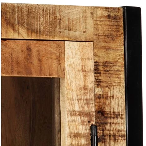 Buffet 100x40x175 Cm Bois De Manguier Massif VidaXL 5 Buffet 100x40x175 Cm Bois De Manguier Massif VidaXL – Image 5