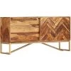 VidaXL Buffet 118 X 30 X 60 Cm Bois Massif De Sesham - Brun