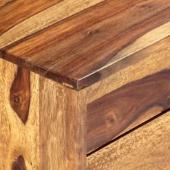 VidaXL Buffet 118 X 30 X 60 Cm Bois Massif De Sesham - Brun -Buffet et enfilade Soldes 14876806 5